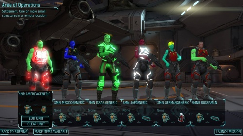 Example of XCOM armor color changing results.